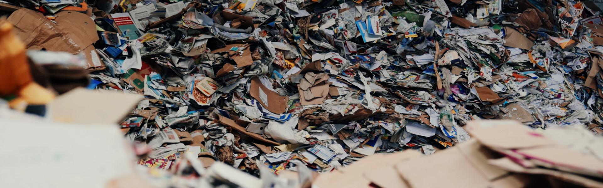 Mischpapier in der Halle