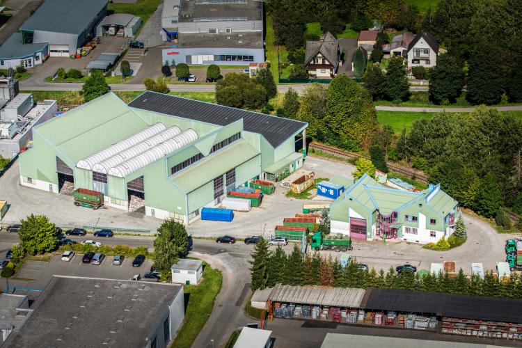 Drohnenbild vom Standort Kapfenberg